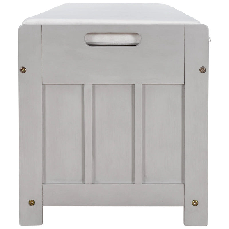 Storage Bench with 3 Shutter-Shaped Doors Cabinet