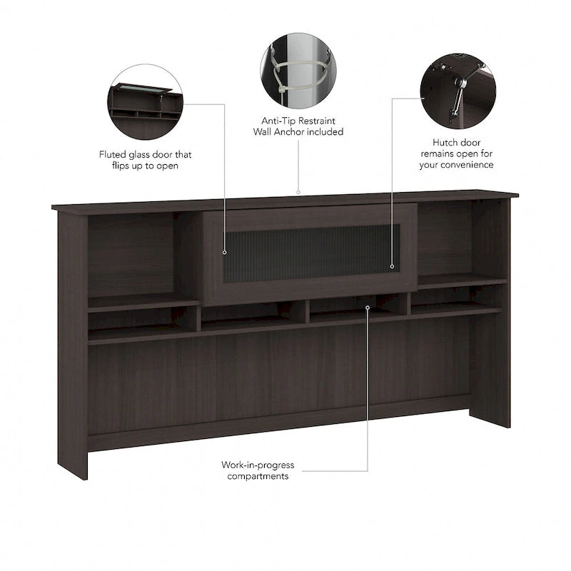 72W Desk Hutch