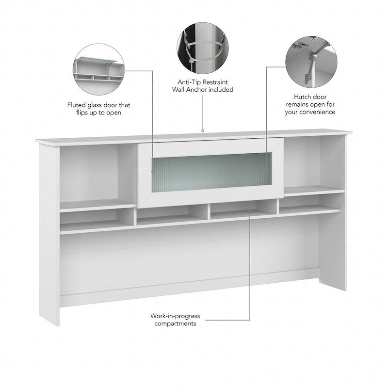 72W Desk Hutch