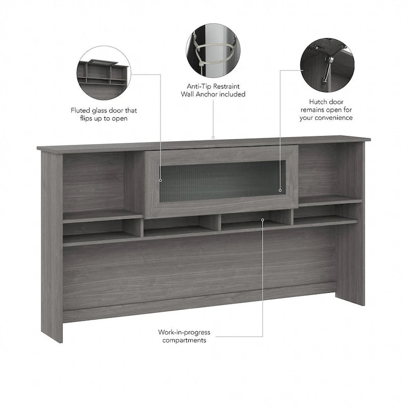 72W Desk Hutch