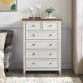 6-Drawer Dresser Cabinet with Chest of Drawers & Closet Organizer