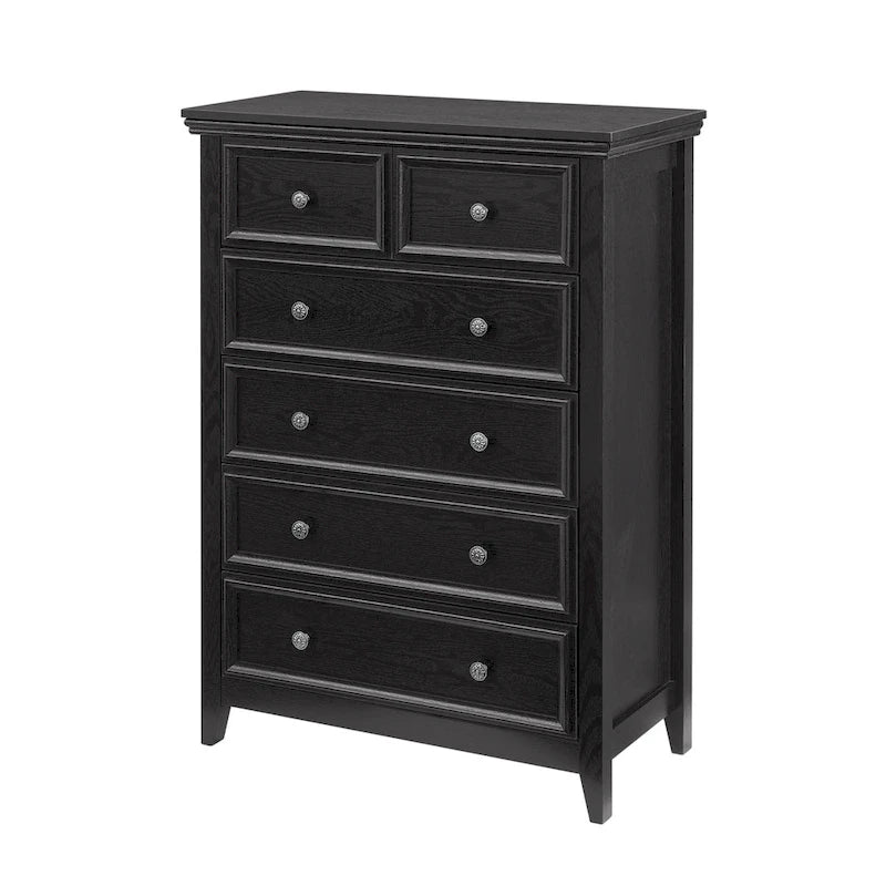 6-Drawer Dresser Cabinet with Chest of Drawers & Closet Organizer