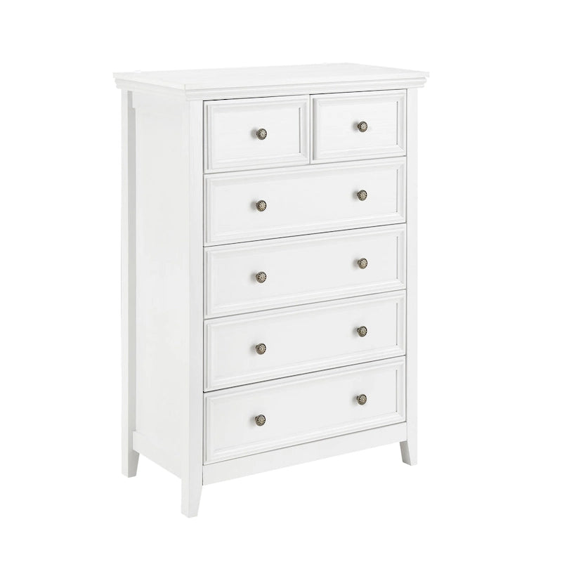 6-Drawer Dresser Cabinet with Chest of Drawers & Closet Organizer