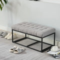 Storage Ottoman Bench with Legs, 16 x 30 x 16.1 Inches, End of Bed Bench, Storage Chest, Holds up to 660 lb