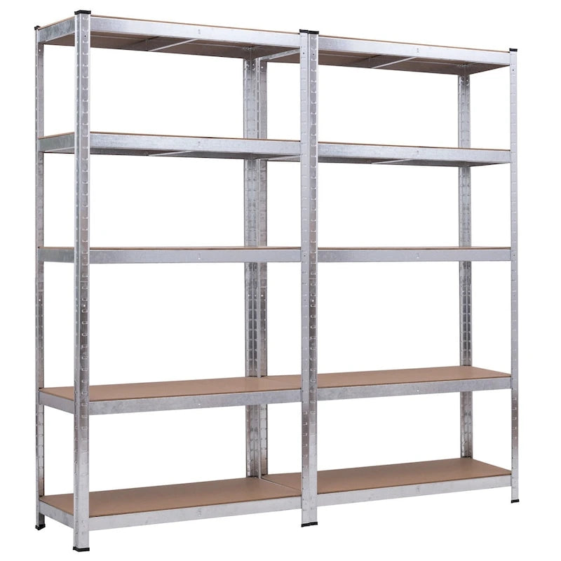 Heavy Duty 5-Shelf Adjustable Storage Rack - 35.5" x 15.76" x 71"