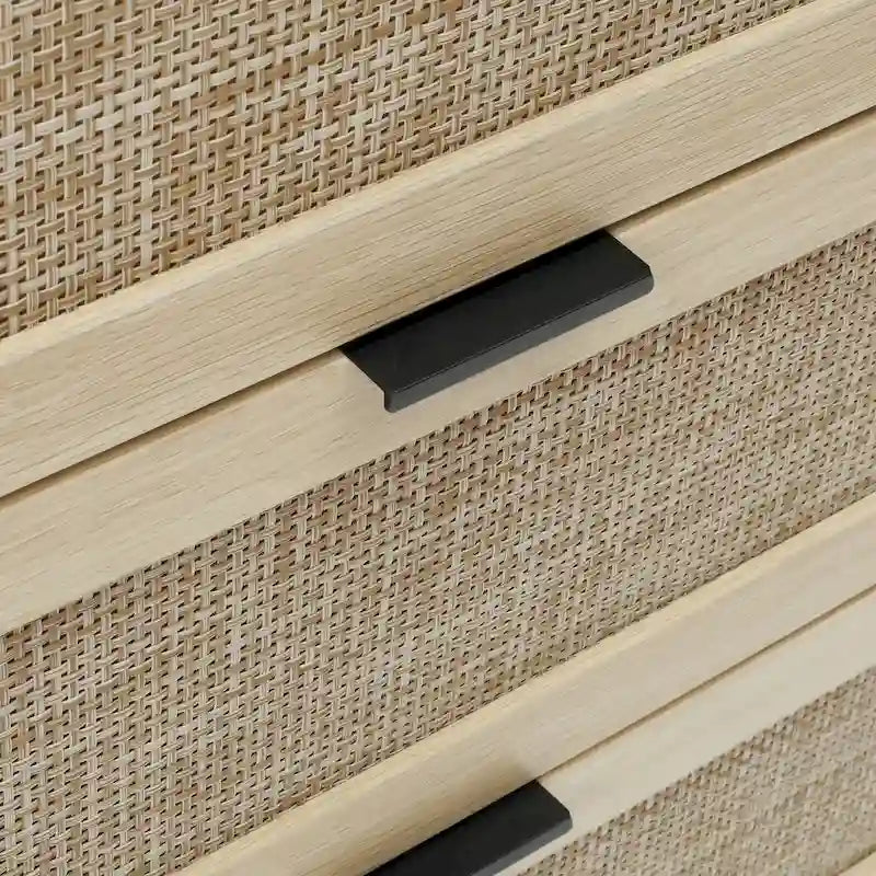 3 Drawer Rattan Cabinet for Bedroom & Living Room