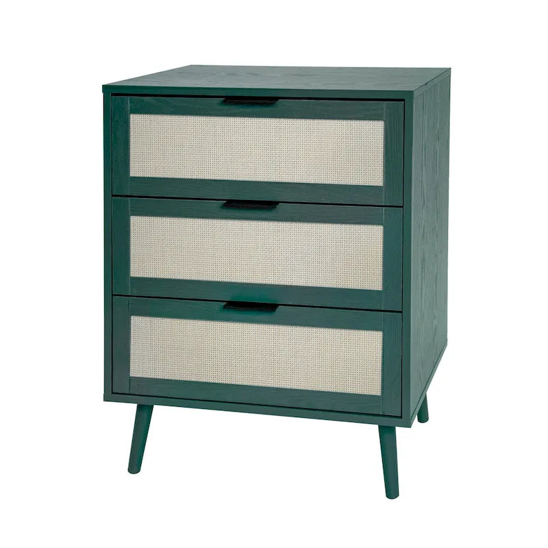 3 Drawer Rattan Cabinet for Bedroom & Living Room