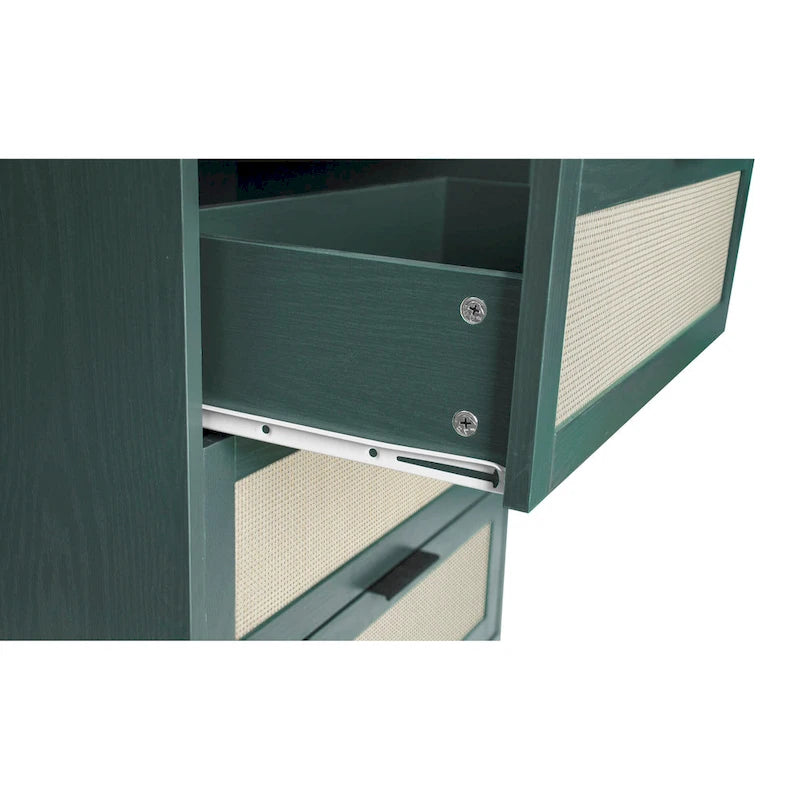 3 Drawer Rattan Cabinet for Bedroom & Living Room