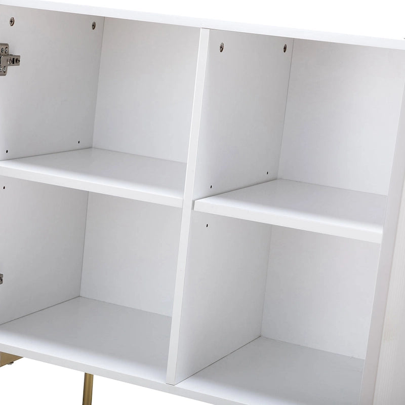 Multifunctional 47" Buffet Sideboard Cabinet with 3 Doors