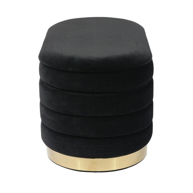 Velvet Storage Bench