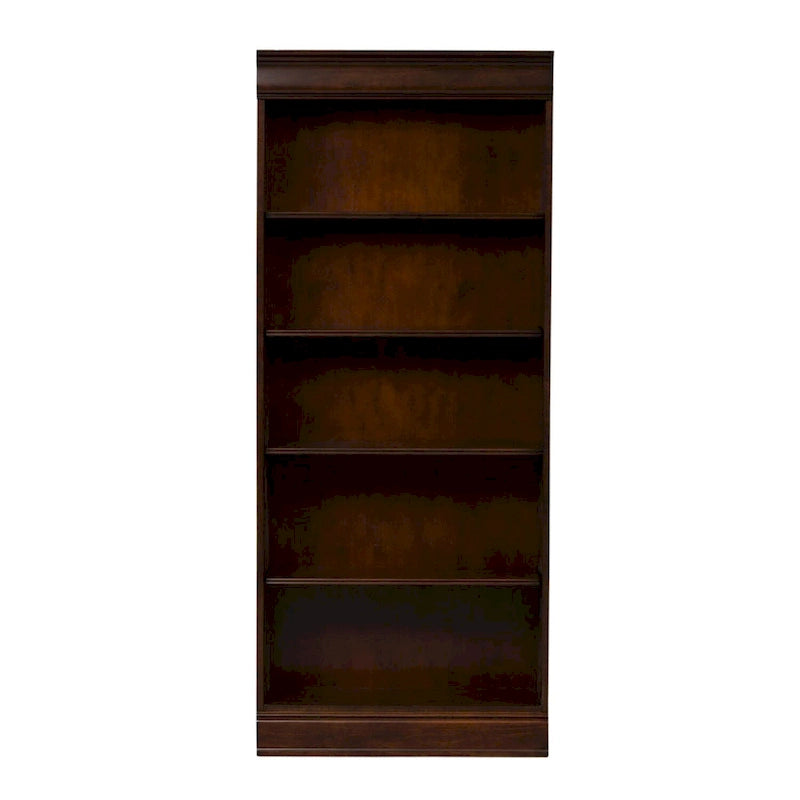 Cognac Jr Executive 72-Inch Bookcase