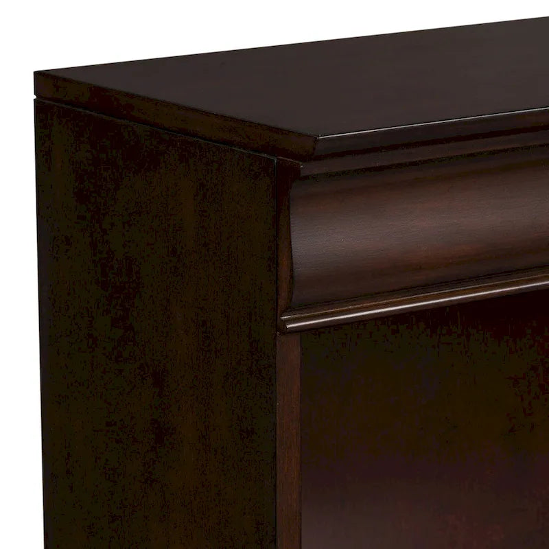 Cognac Jr Executive 72-Inch Bookcase