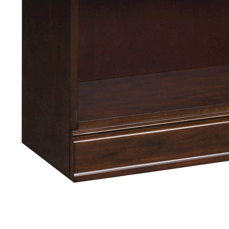 Cognac Jr Executive 72-Inch Bookcase