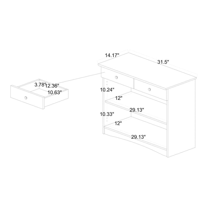 Traditional White Wood Kitchen Storage Cabinet