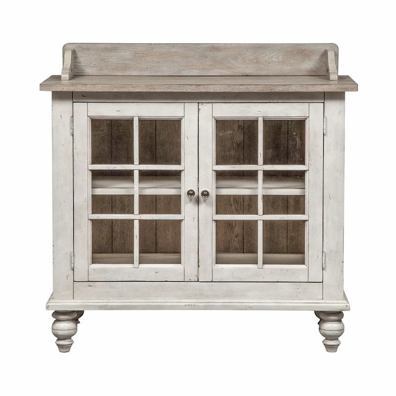 Antique Linen Weathered Gray Server