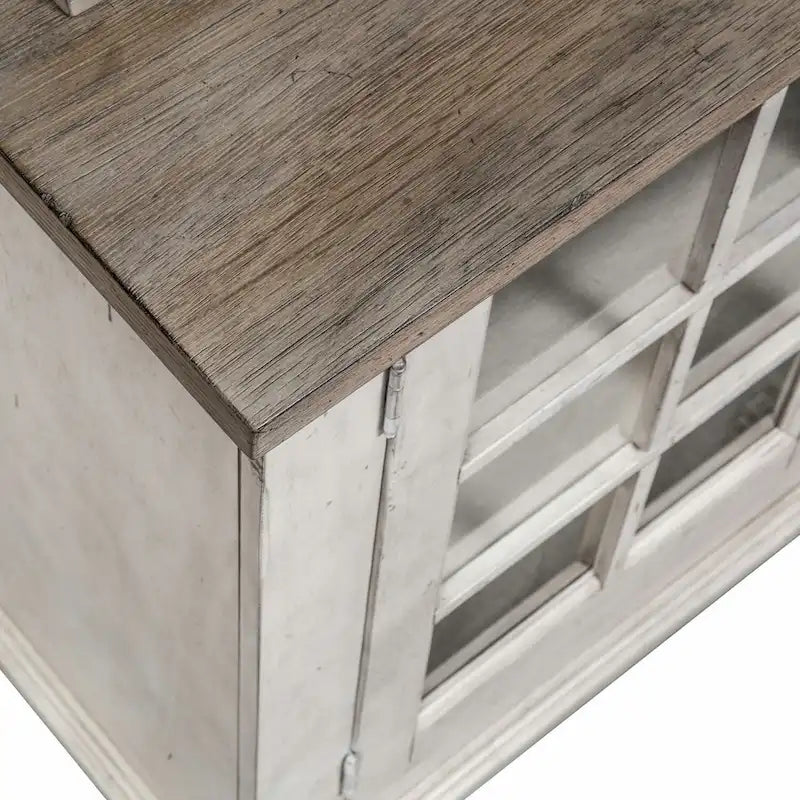 Antique Linen Weathered Gray Server