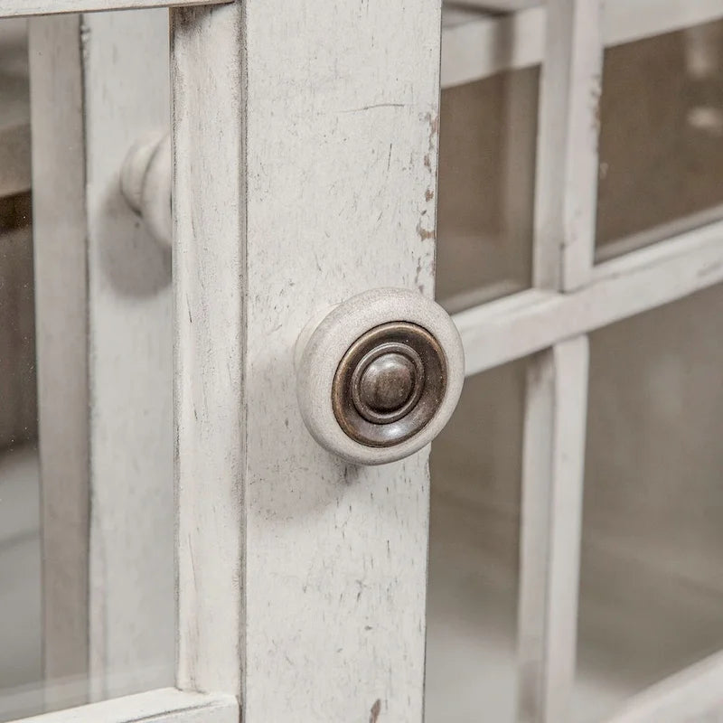 Antique Linen Weathered Gray Server