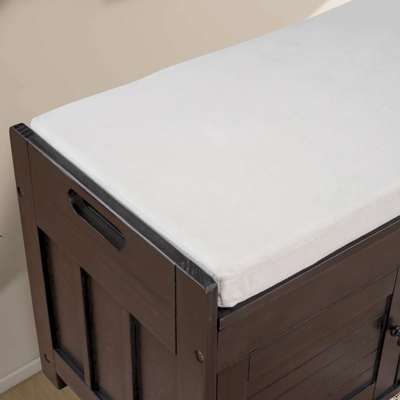 43.5" Storage Bench with Linen Cushion