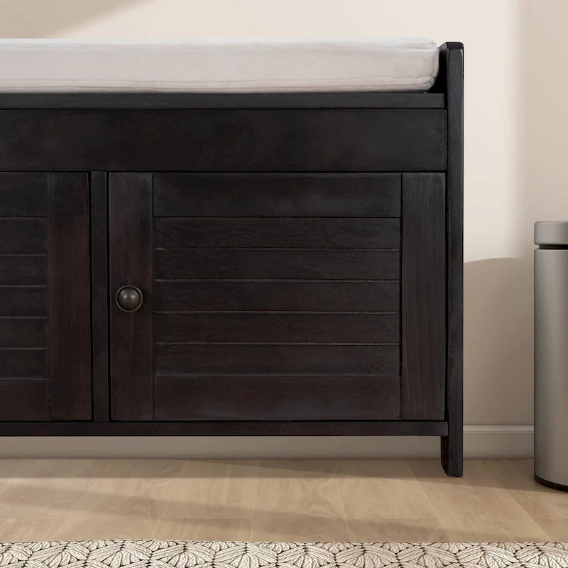 43.5" Storage Bench with Linen Cushion