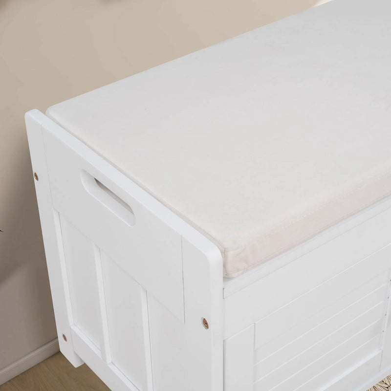 43.5" Storage Bench with Linen Cushion