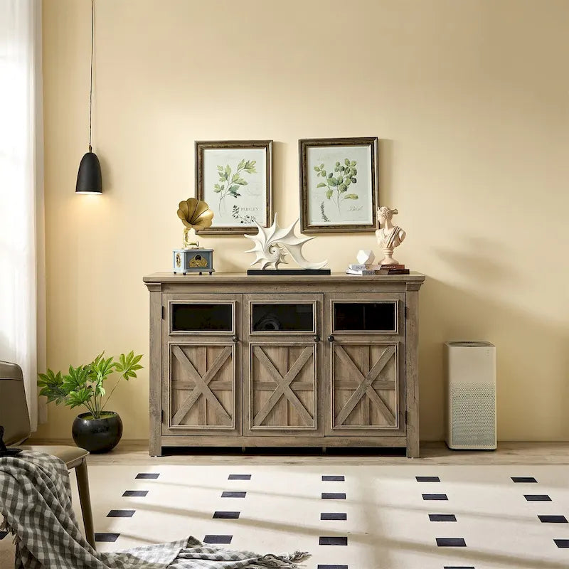 3-Door Buffet Sideboard Cabinet