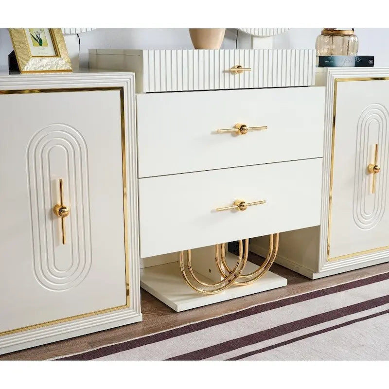 Modern Buffet With Mirror For Dining Room
