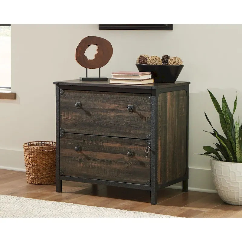 2-Drawer Lateral File Cabinet with Lock