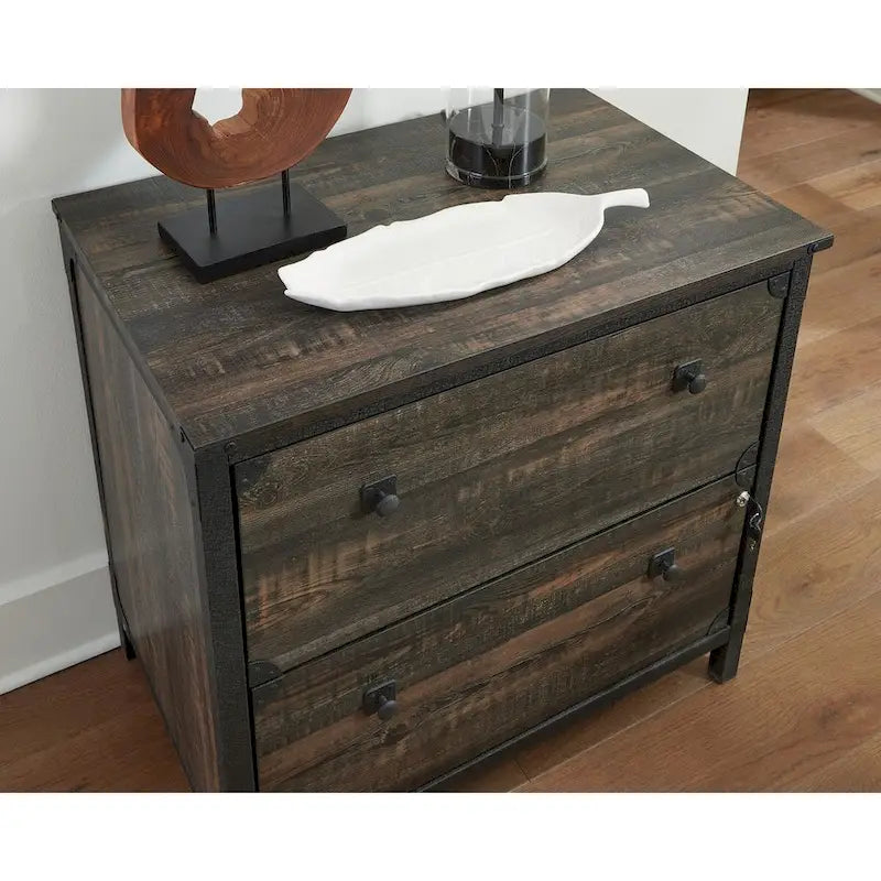 2-Drawer Lateral File Cabinet with Lock