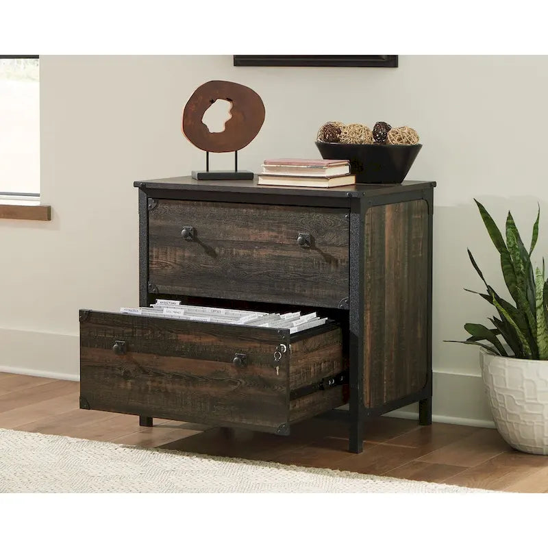 2-Drawer Lateral File Cabinet with Lock