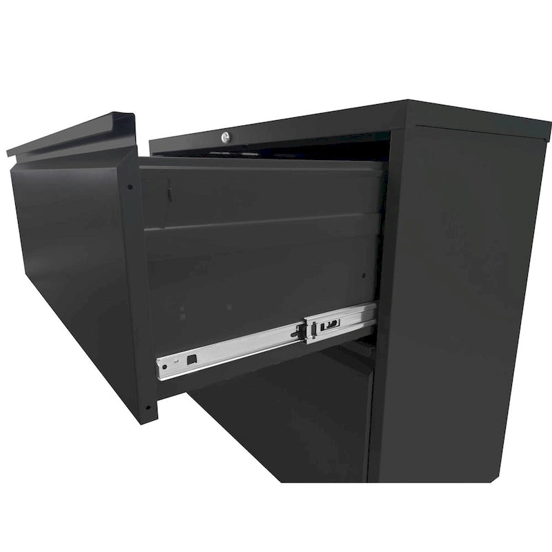 3-Drawer Metal Vertical File Cabinet with Lock