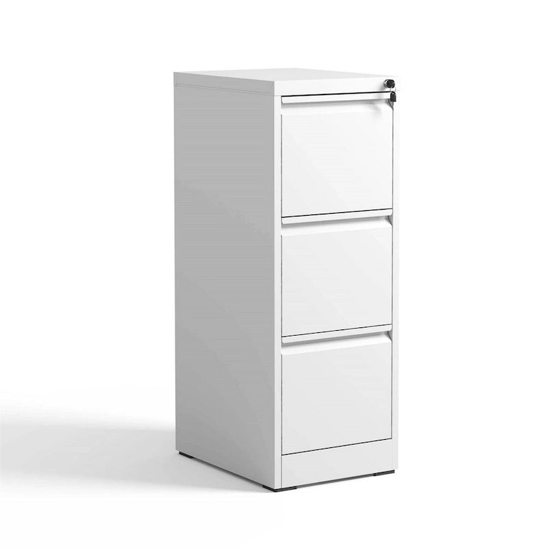 3-Drawer Metal Vertical File Cabinet with Lock