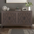 4 Door Wooden Sideboard Cabinet