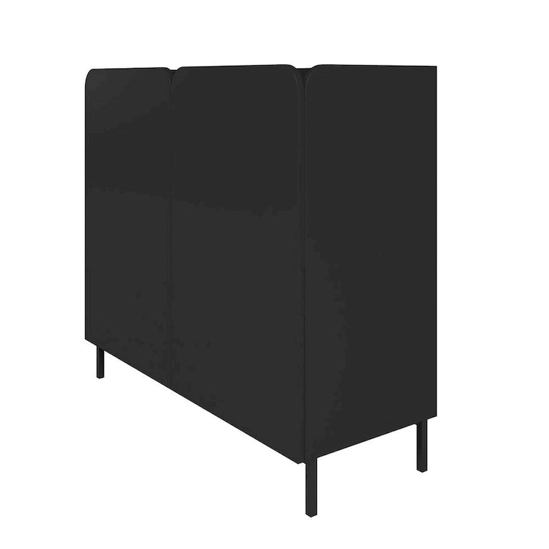 Mid-Century Modern Accent Cabinet Set of 2