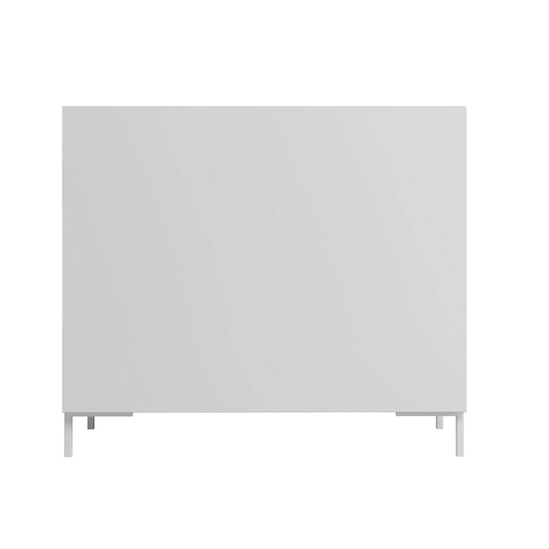 Mid-Century Modern Accent Cabinet Set of 2