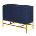 Two Door Sideboard with Gold Metal Legs for Living Room & Dining Room