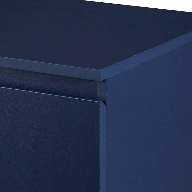 Two Door Sideboard with Gold Metal Legs for Living Room & Dining Room