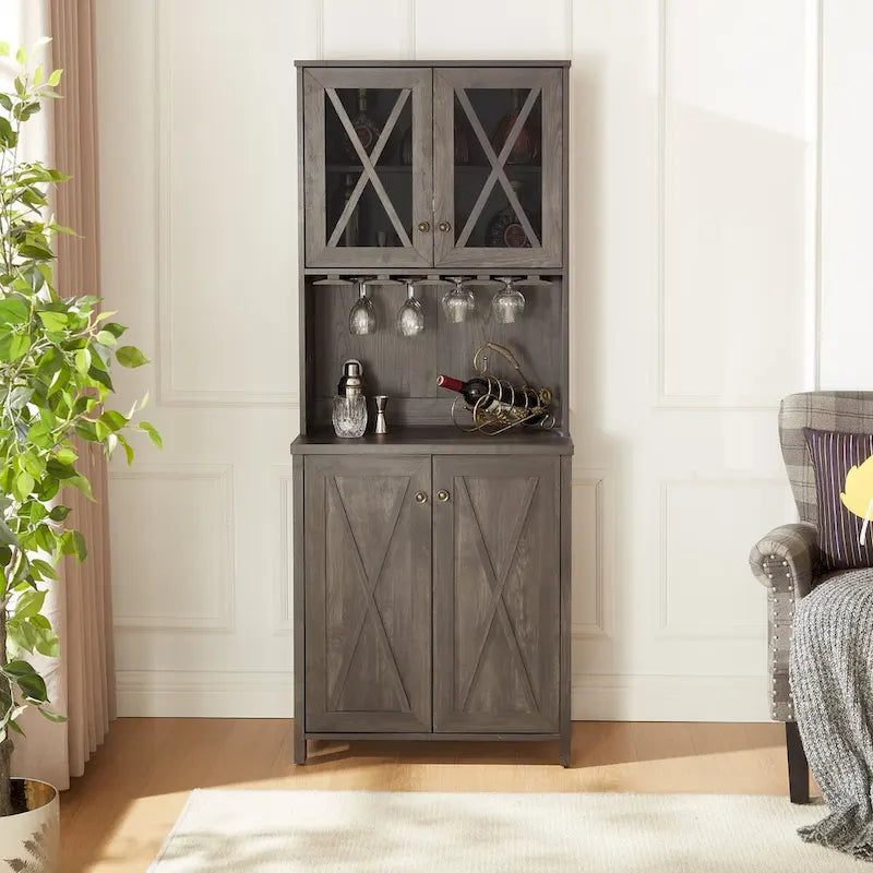 Farmhouse Bar Cabinet