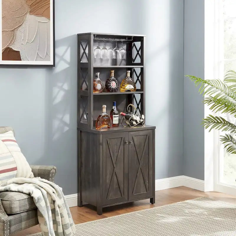 Farmhouse Bar Cabinet