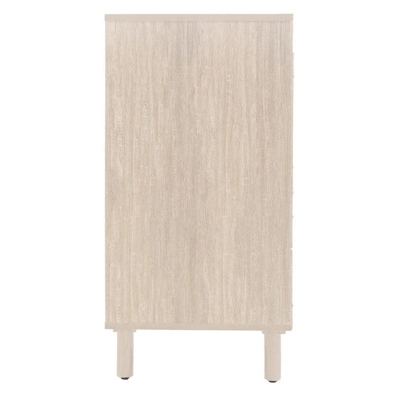 4-Door Rattan Storage Cabinet