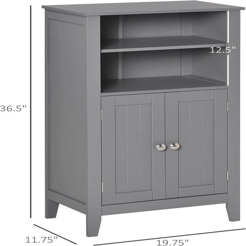 Freestanding Storage Cabinet with Double Doors