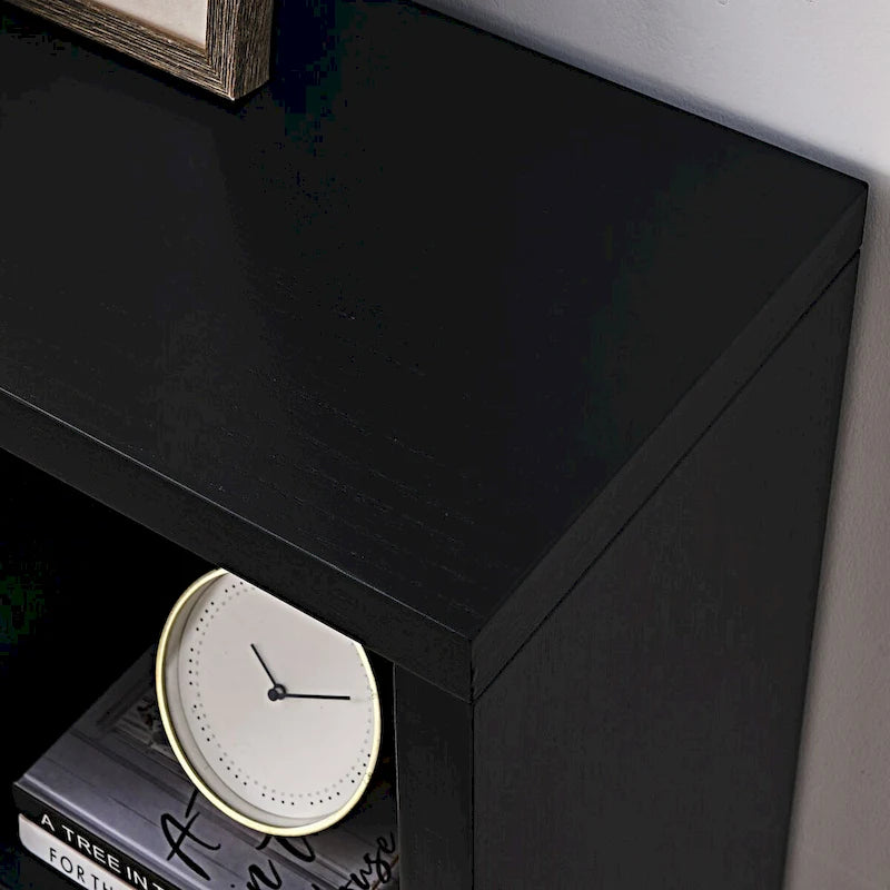 Open Shelf Bookcase with 7 Cube Storage Spaces, Freestanding Floor Standing Display Cabinet for Entryway