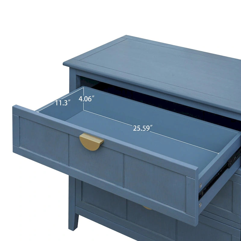 3 Drawer Cabinet, Suitable for Bedroom, Living Room and Entryway