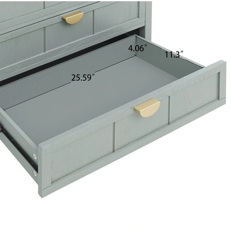 3 Drawer Cabinet, Suitable for Bedroom, Living Room and Entryway