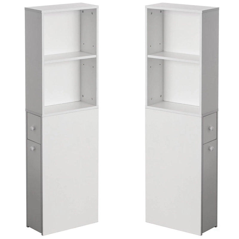Bathroom Storage Cabinet with Drawer and Adjustable Shelf
