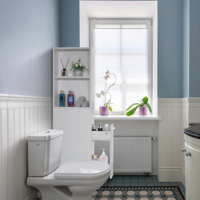 Bathroom Storage Cabinet with Drawer and Adjustable Shelf