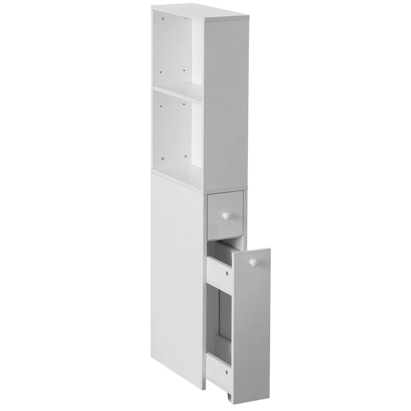 Bathroom Storage Cabinet with Drawer and Adjustable Shelf