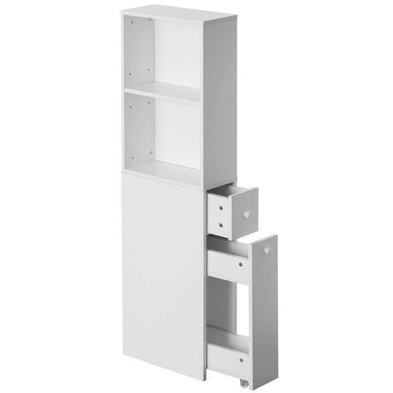 Bathroom Storage Cabinet with Drawer and Adjustable Shelf