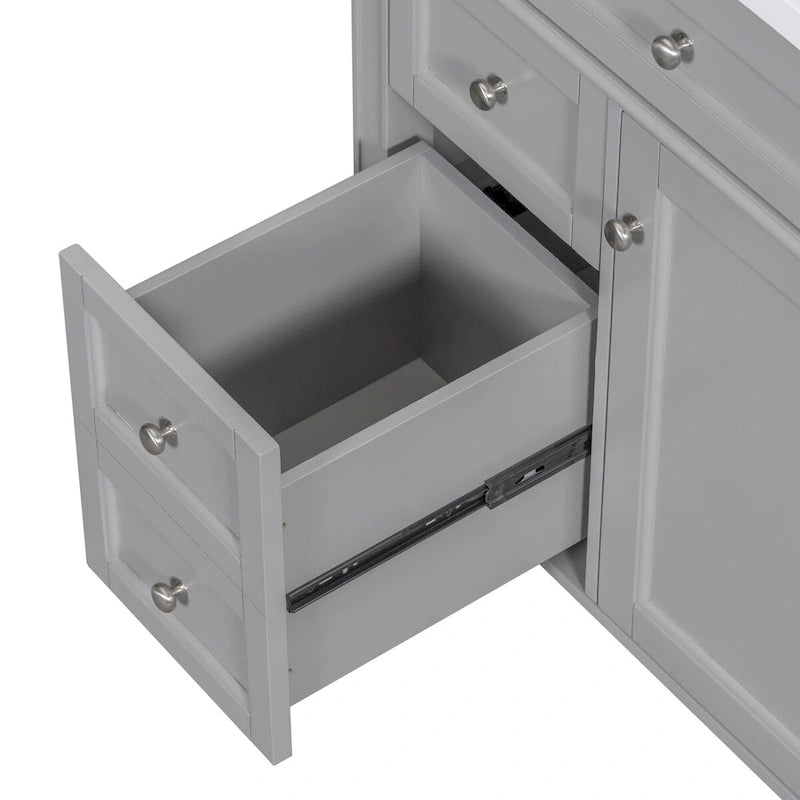 Bathroom Vanity with Top, Sink and Tip-Out Drawer