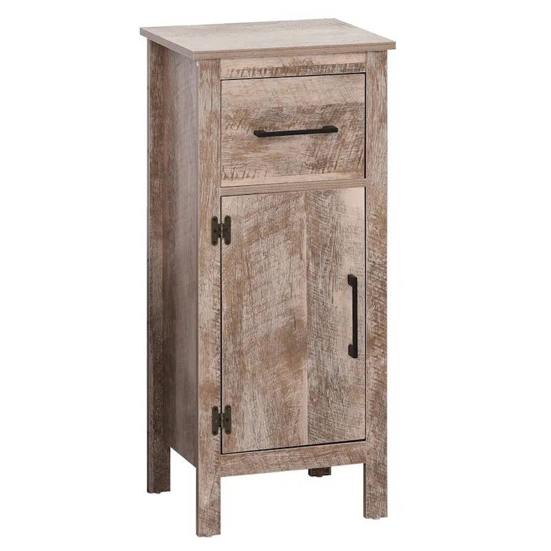Bathroom Cabinet Storage Cupboard with Drawer and Adjustable Shelf