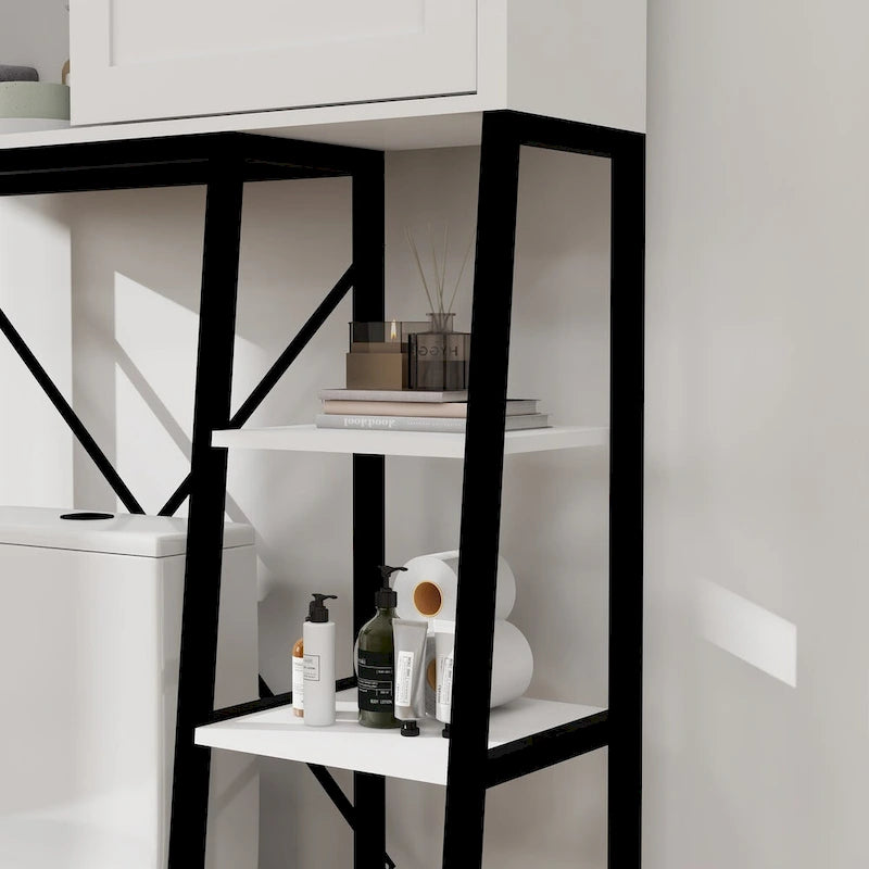 Above the Toilet Storage Cabinet with Bathroom Shelf
